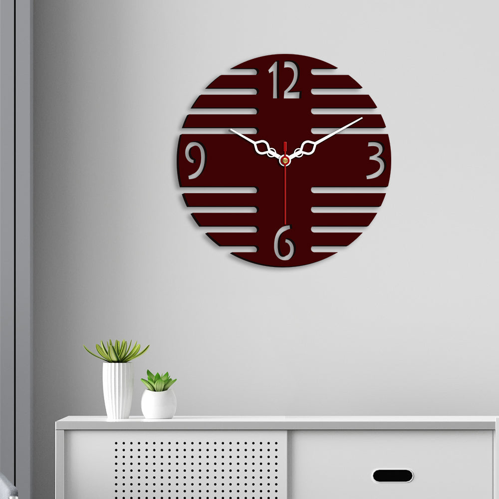 wall clock wooden design