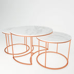 Premium Copper Tables Set of 3