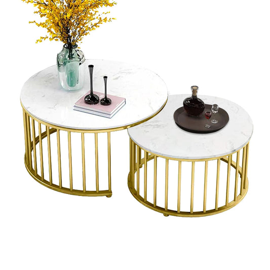  Marble Table Set of 2