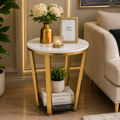 Premium Golden Tapered Coffee Table