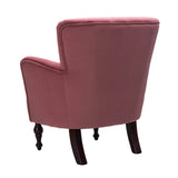 Super Comfy Blush Velvet Sofa Lounge Chair