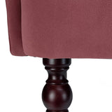 Perfect Blush Velvet Sofa Lounge Chair