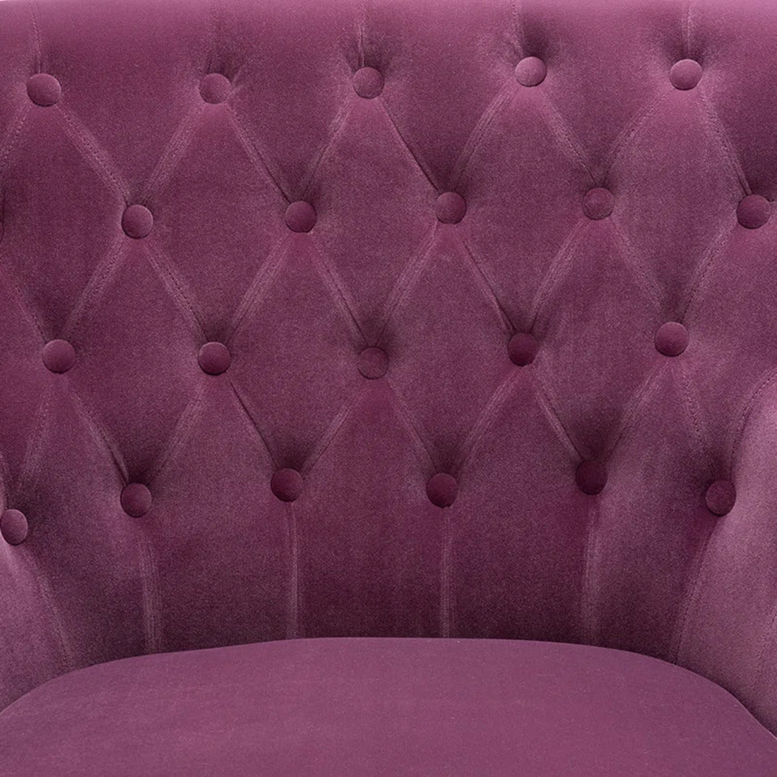 Super Comfy Magenta Velvet Sofa Lounge Chair