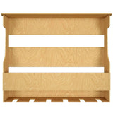 Backlit MDF Mini Bar Shelf in Light Oak Finish