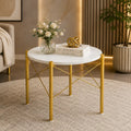 Premium White Marble Round Shape Center Table