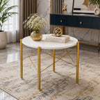 Premium White Marble Round Shape Center Table