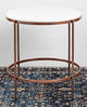 Premium White Marble Round Shape Fabian Center Table