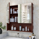  Bathroom Organizer Cabinet with Mirror 