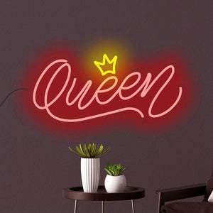 Queen Crown Neon Sign LED Light