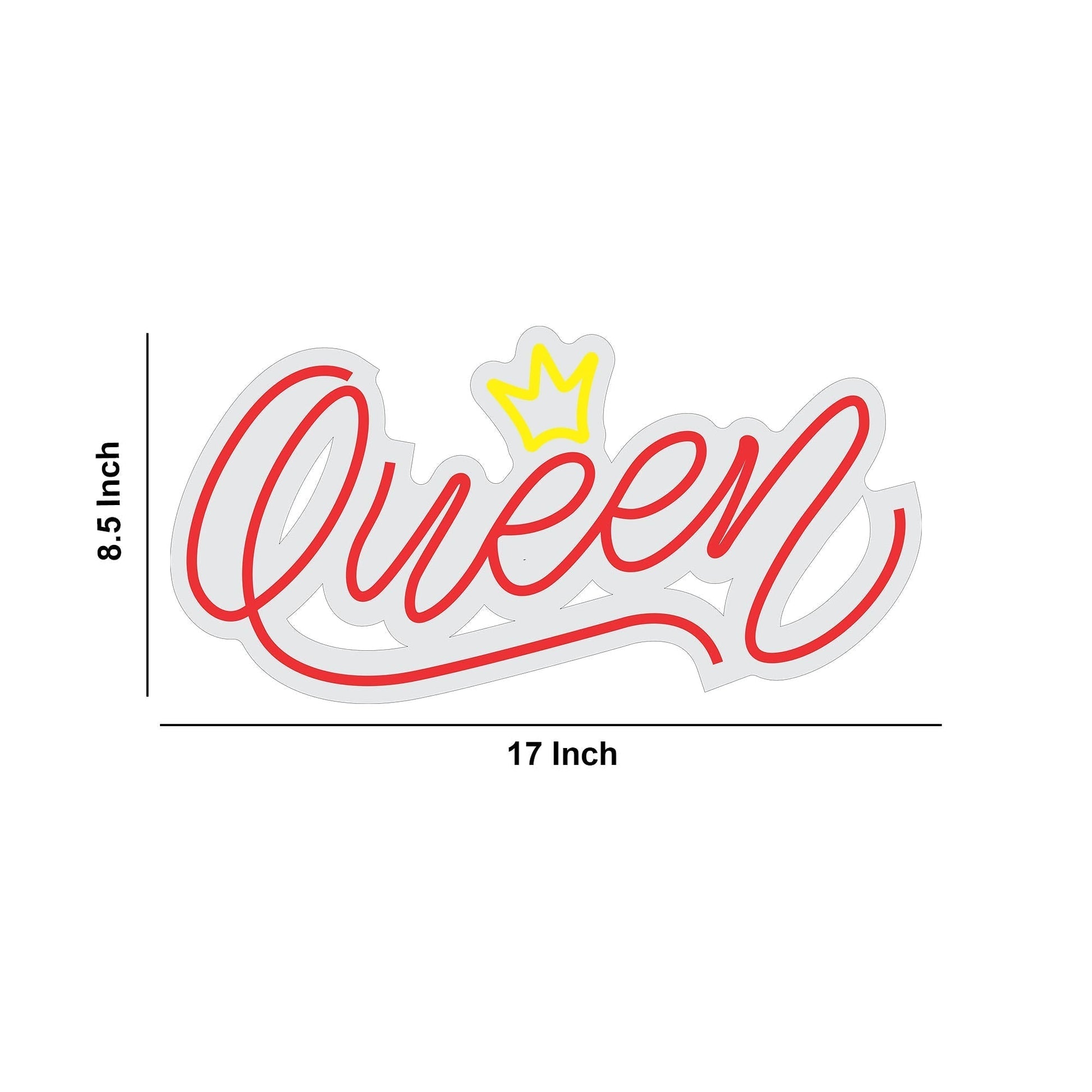 Queen Crown Neon Light