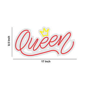 Queen Crown Neon Light