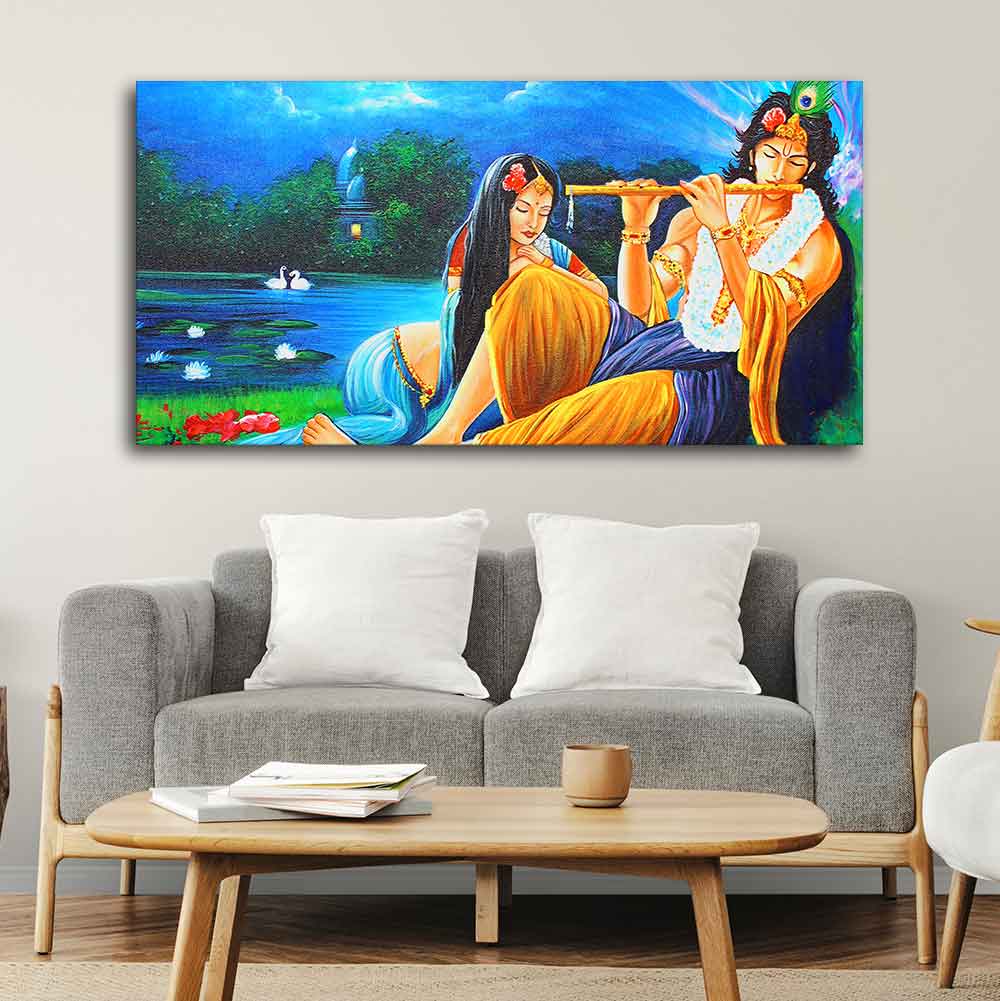 Krishna Painting Canvas Big Wall Painting Wall Art
