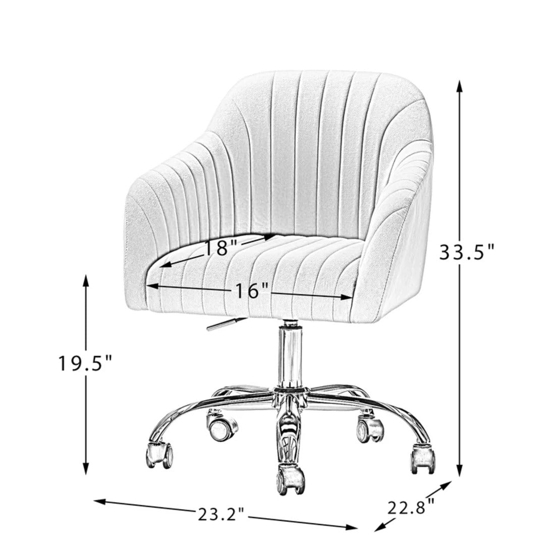 Refined Baby Pink Chair Golden Legs