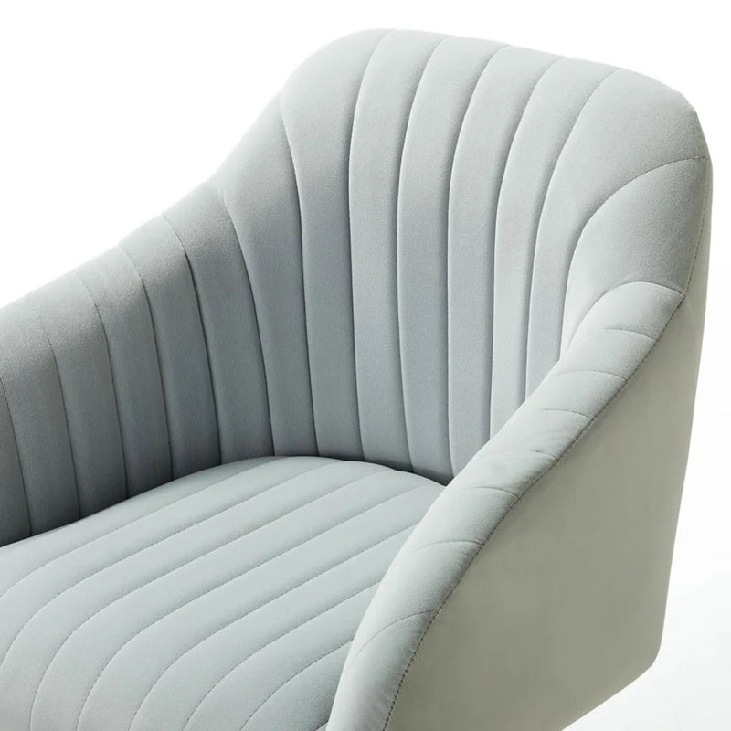 Velvet Comfy Armchair 