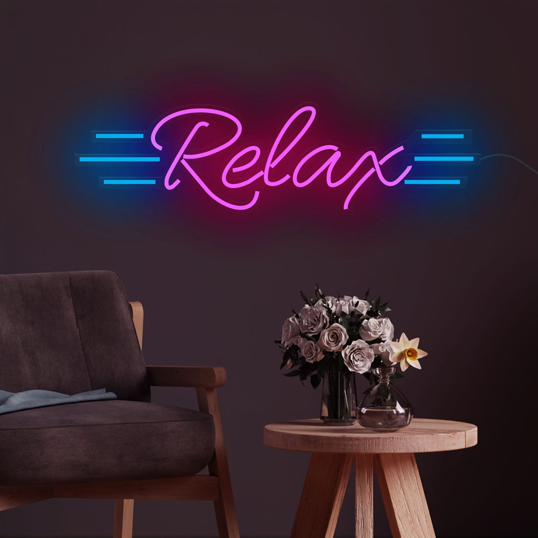 "Relax" Text Neon Sign LED Light