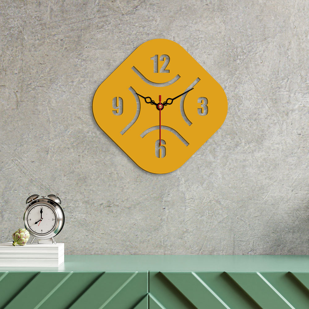 wall clock wooden design