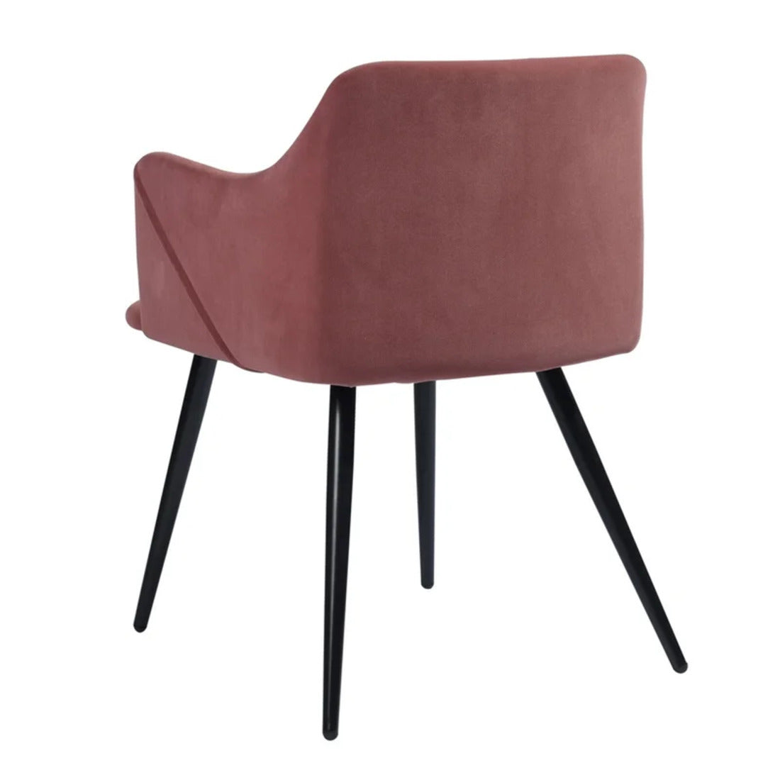 Rich Pink Velvet Lounge Chair