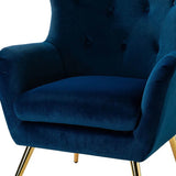 Tufted Velvet Sofa Lounge Chair