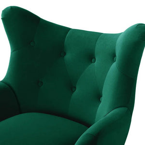 Comfortable Tufted Velvet Sofa Lounge Chair