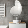 Scandinavian Frameless Water Drop Shaped Mirror