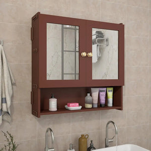 Space Saving Bathroom Mirror Cabinet 