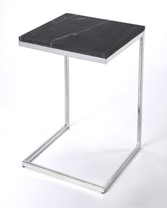 Square Black Marble Modern Designer Side Table