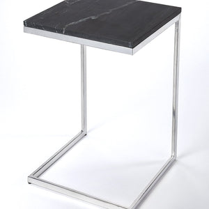 Square Black Marble Modern Designer Side Table