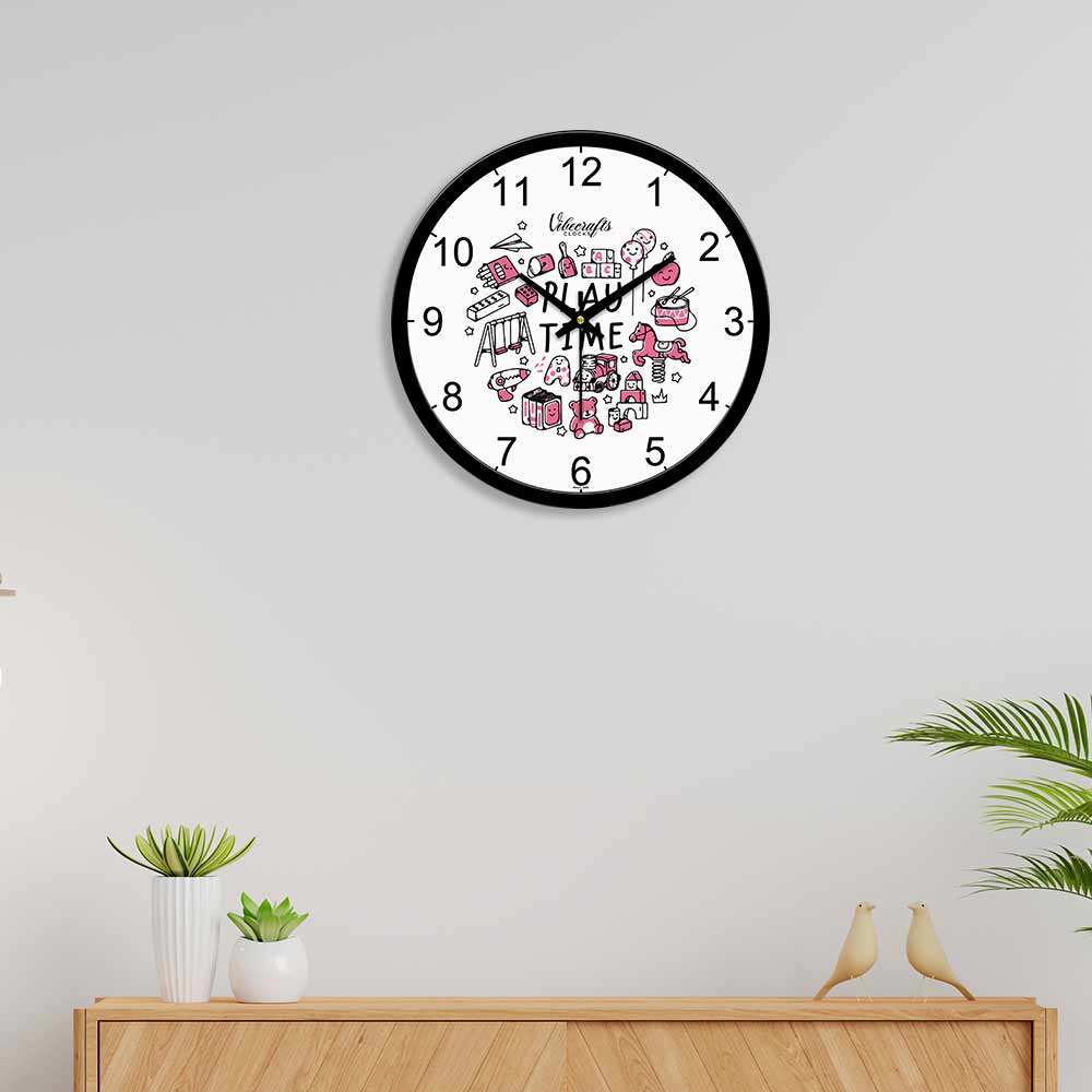 wood wall clock