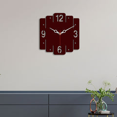 Trapezium Shape Designer Wooden Wall Clock