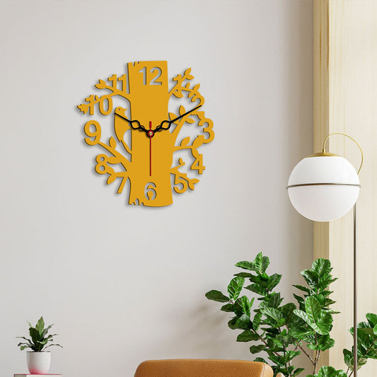 Designer wooden wall clock