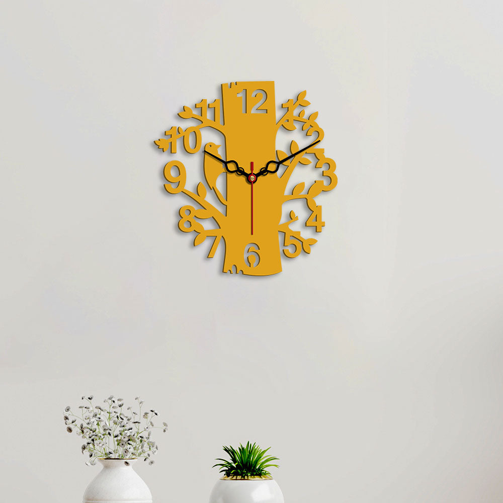 Unique Wooden Wall Clock