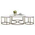 Trio Golden Nesting Tables