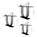 u-shape-white-marble-black-console-table