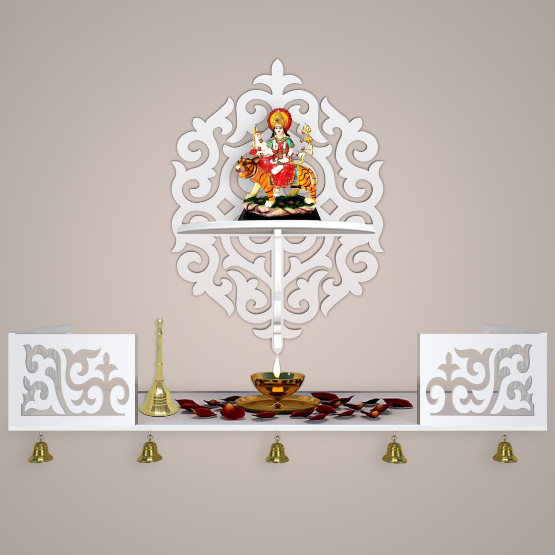 Wall Mounted Temple Design