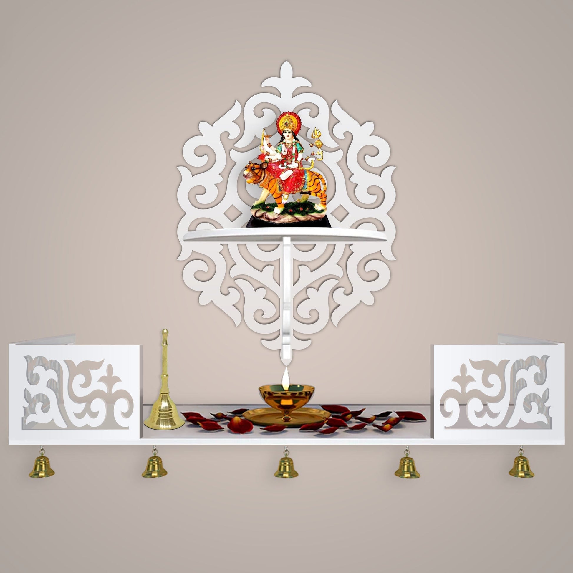 Wall Mounted Temple Design