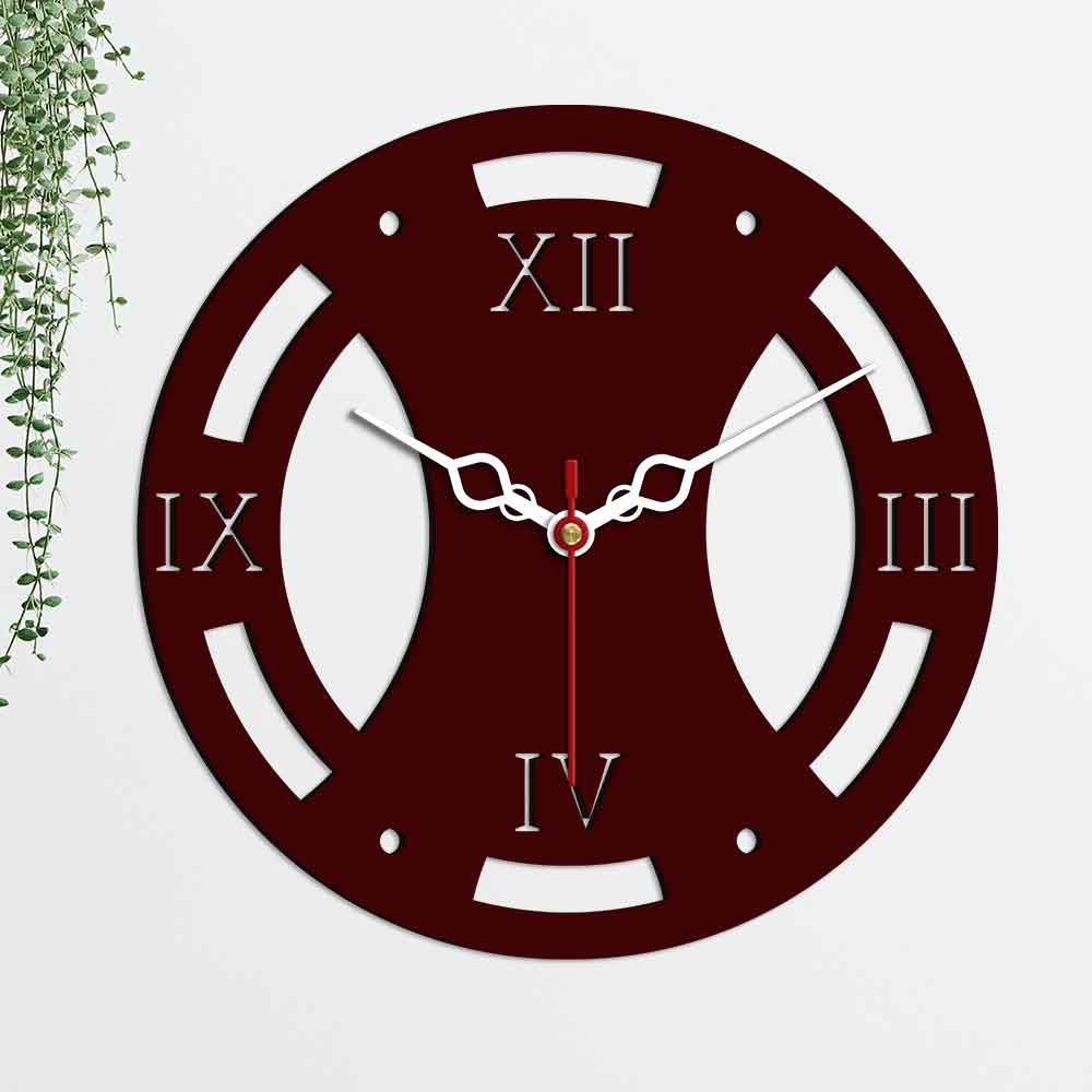wall clock wooden design
