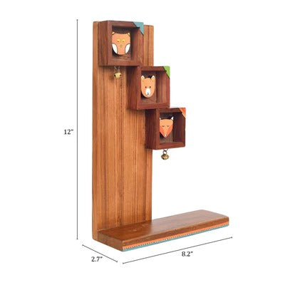 Hanging Wooden Wall Shelf