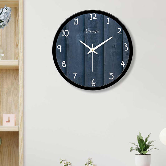 Wooden Texture Designer Wall Clock