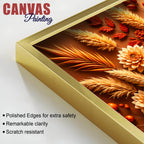 Vibrant Autumn Flowers and Foliage 3D Canvas Wall Painting