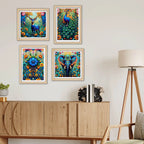 Vibrant Forest Wall Art Frame Set of 4