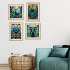 Vibrant Forest Wall Art Frame Set of 4
