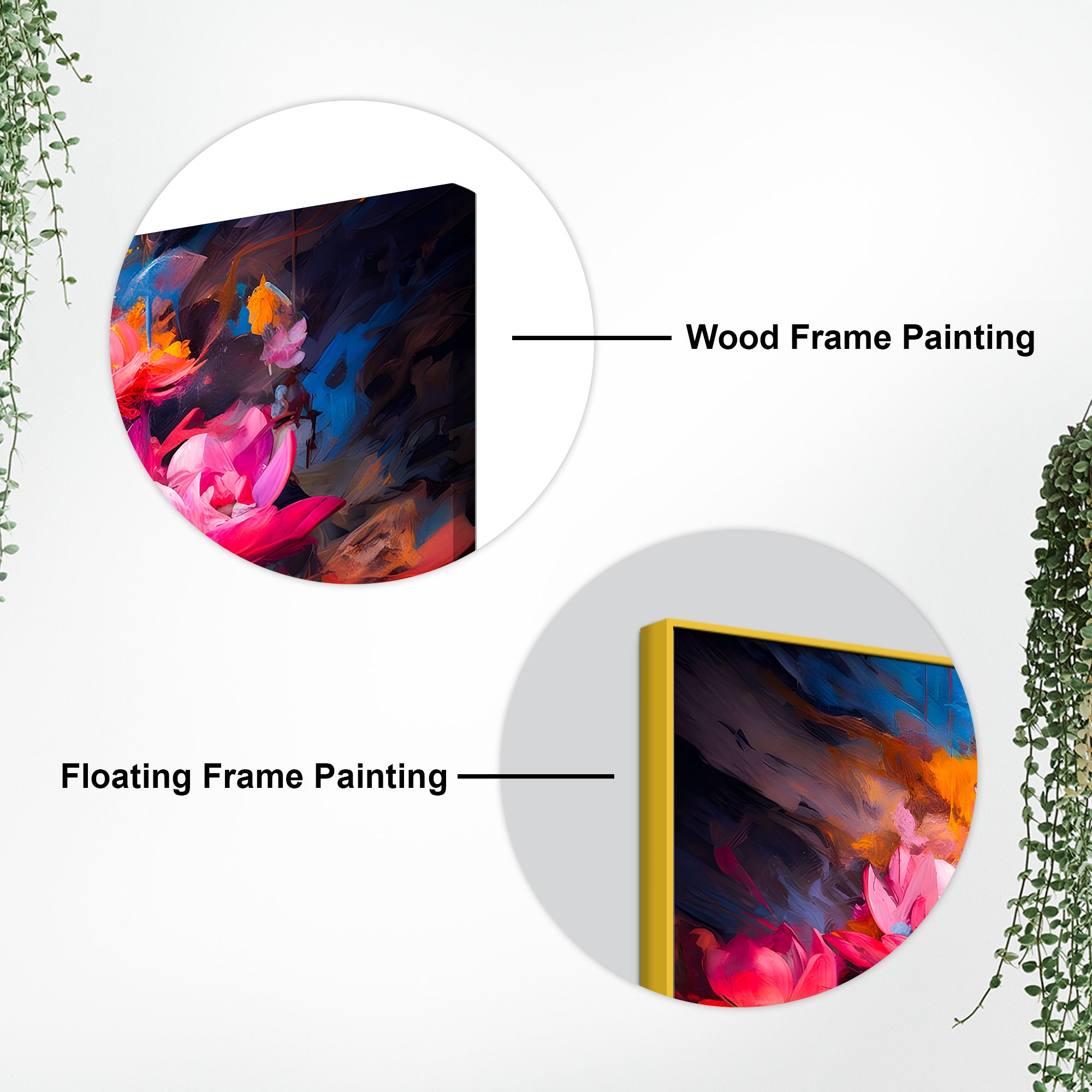 Vibrant Gautam Buddha Lotus Wall Painting for Luxury Living Room