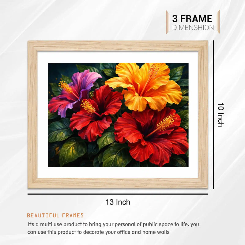 Vibrant Home Decor Wall Art Frame Set of 6