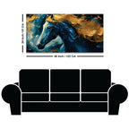 Vibrant Horse Canvas Painting for Modern Wall Decor