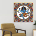 vibrant-madhubani-nataraj-canvas-wall-painting