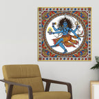 vibrant-madhubani-nataraj-canvas-wall-painting