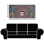 Vibrant Madhubani Surya Canvas Wall Painting