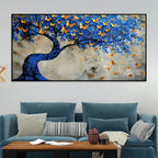 Vibrant Nature Abstract Canvas Painting for Modern Wall Decor