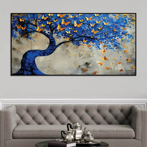 Vibrant Nature Abstract Canvas Painting for Modern Wall Decor