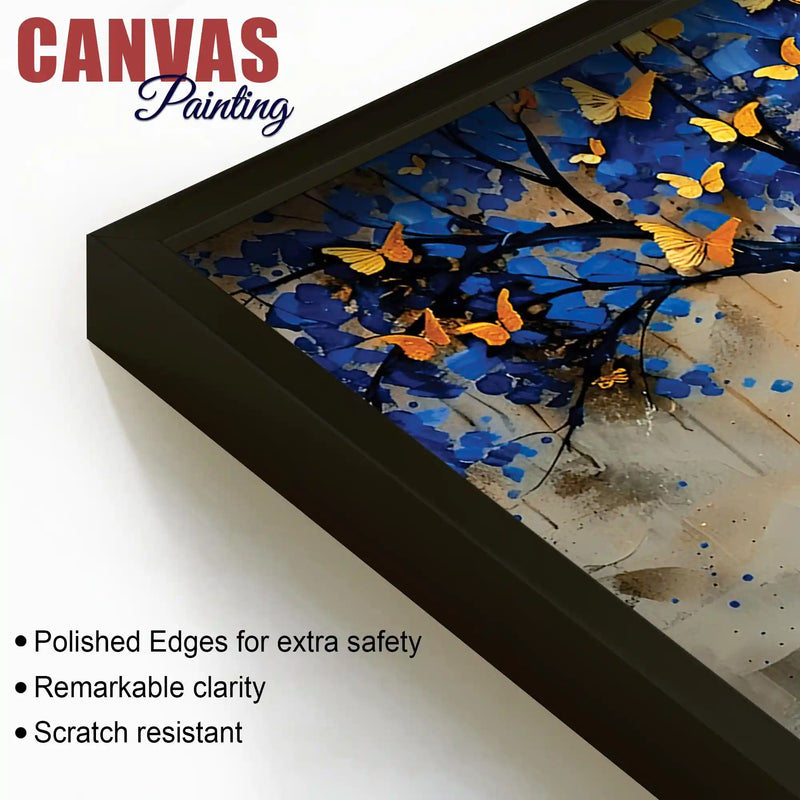 Vibrant Nature Abstract Canvas Painting for Modern Wall Decor